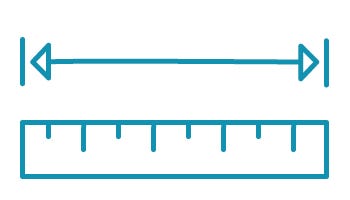 step one measure the area graphic